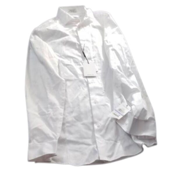 Calvin Klein white button up shirt boys size,18 - Picture 2 of 5